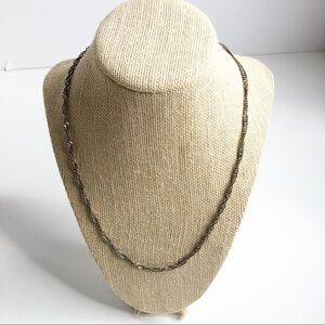 Sterling Twisted Chain HAN Italy 925 Long Necklace